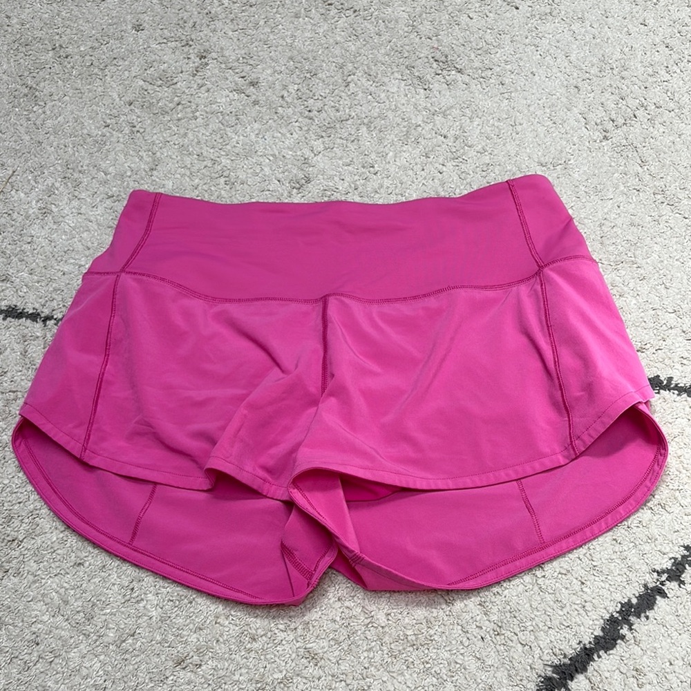 Women's Pink Athletic Shorts Lululemon